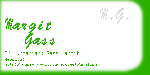 margit gass business card